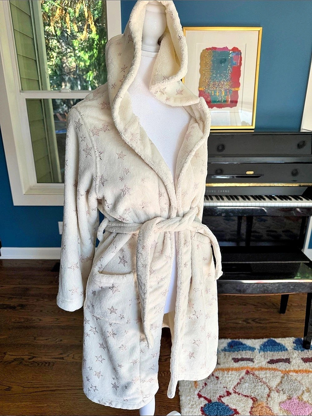 Tucker + Tate Sherpa Robe Floral Girls 10/12